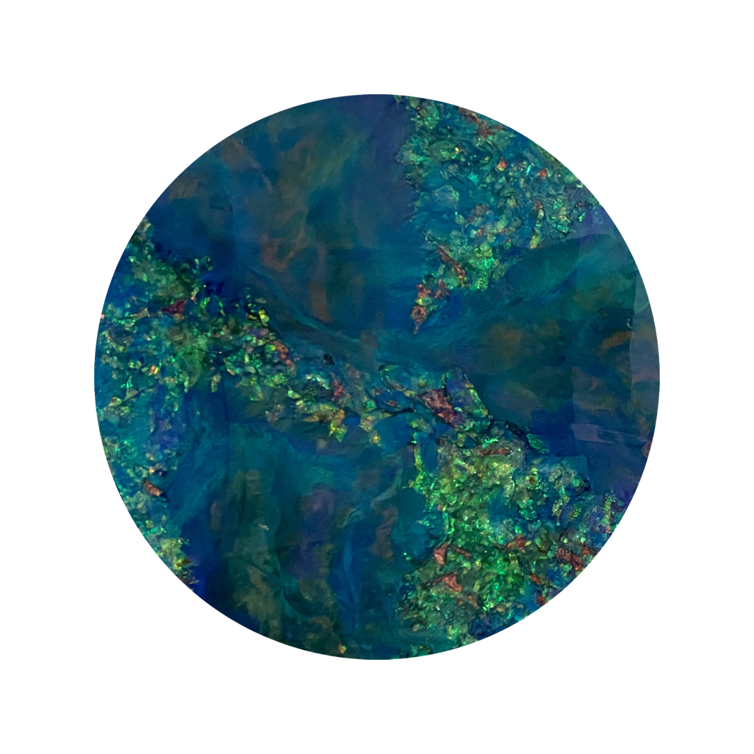 OPALUS - Ø80 cm. Maatwerk kunst opdracht