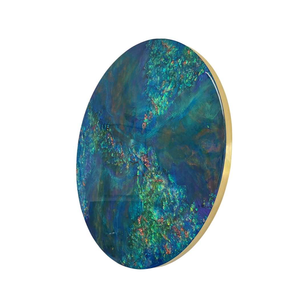 OPALUS - Ø80 cm. Maatwerk kunst opdracht