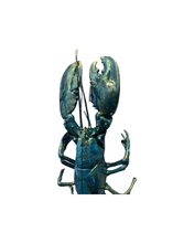 Load image into Gallery viewer, Kreeft decoratie blauw-goud
