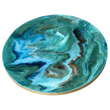 Afbeelding in Gallery-weergave laden, Epoxy schilderij - OLIVE - Ø60 cm
