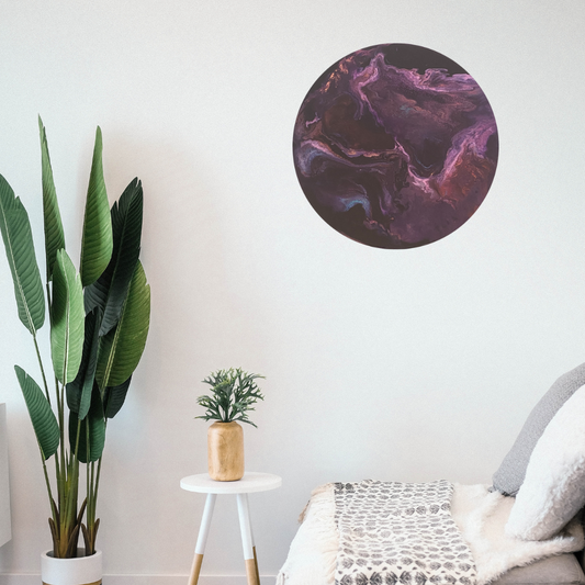 Epoxy schilderij - SHIMMER 2 - Ø40 cm