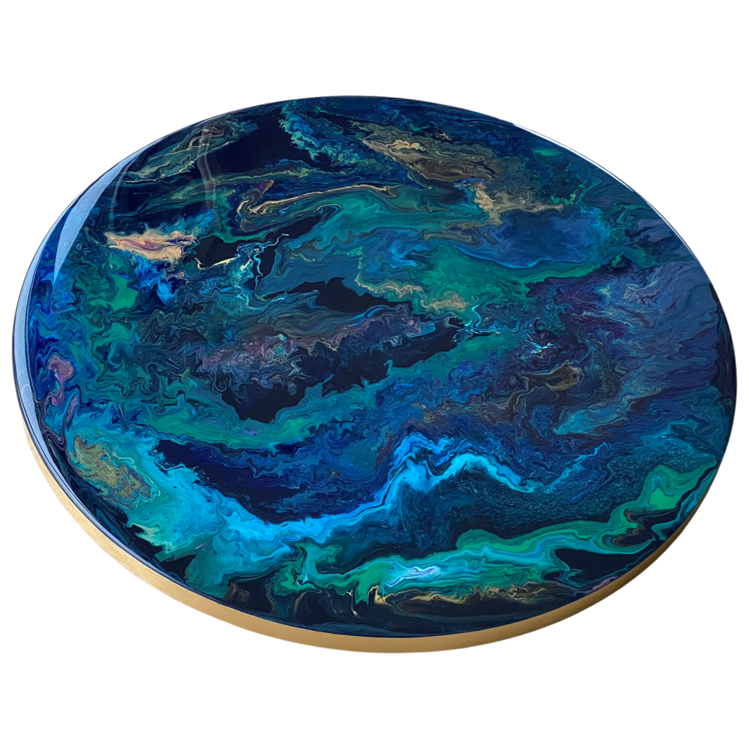 Epoxy schilderij - UNIVERSE - Ø60 cm