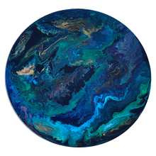 Afbeelding in Gallery-weergave laden, Epoxy schilderij - UNIVERSE - Ø60 cm
