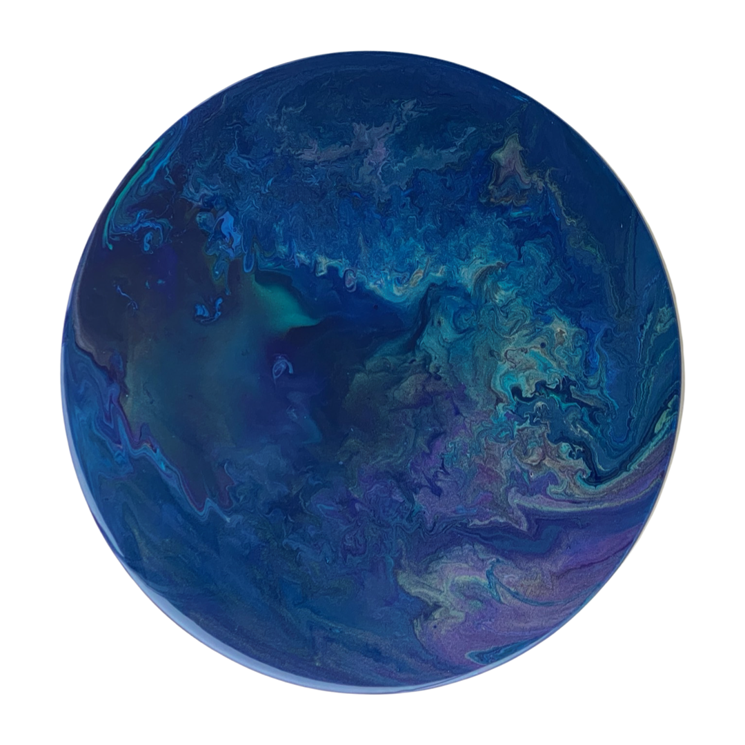 Epoxy schilderij - WARHOLE - Ø40 cm