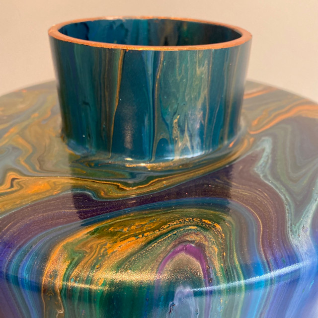 Handgeschilderde vaas no 101