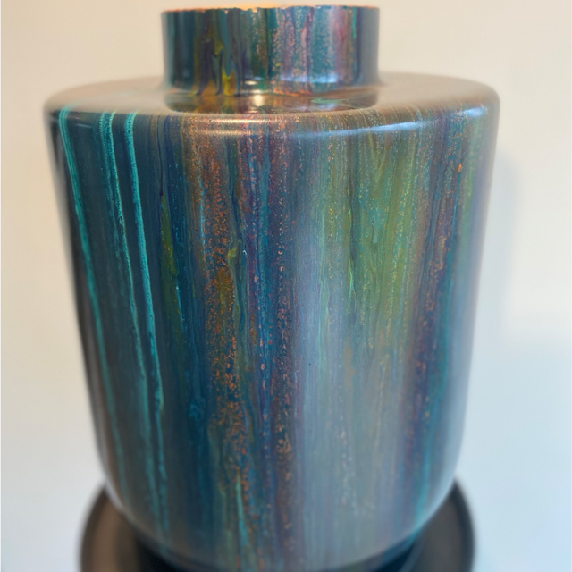 Handgeschilderde vaas XL no 104