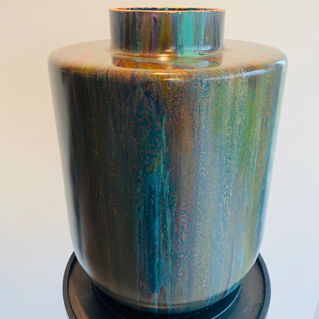 Handgeschilderde vaas XL no 104