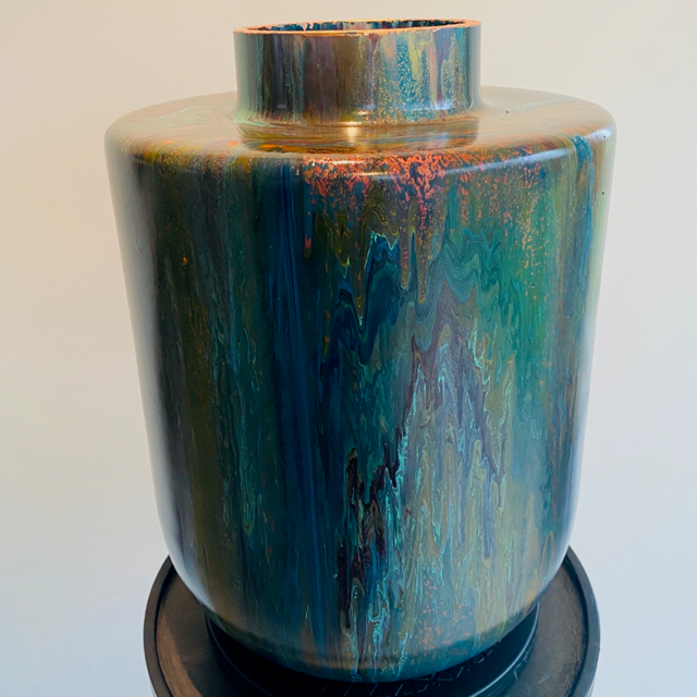 Handgeschilderde vaas XL no 104