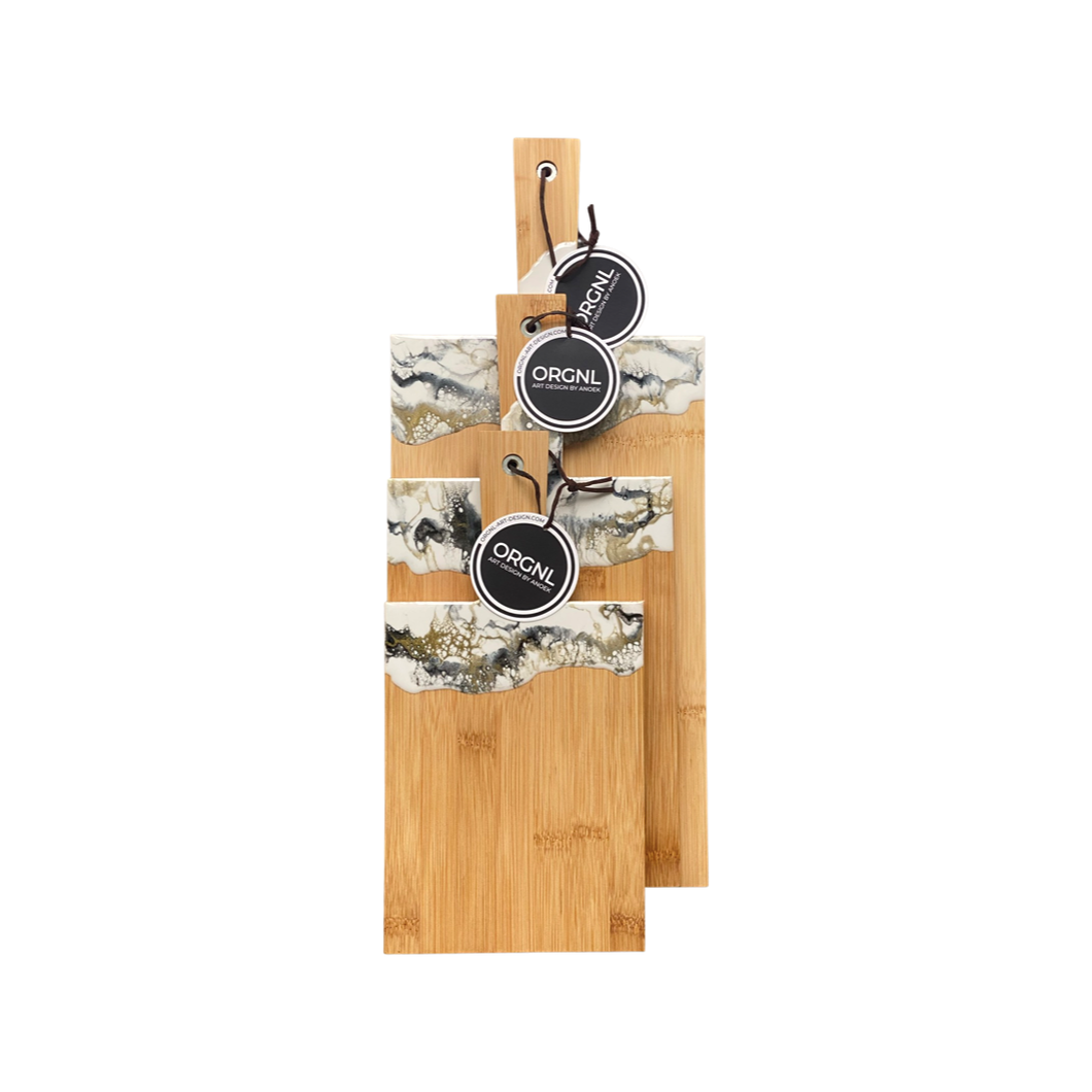 Set 3 epoxy borrelplanken